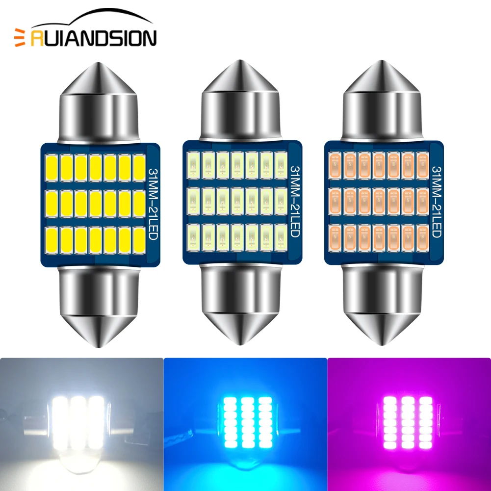 Actinic Blue Led - RUIANDSION 4x Lampadina LED C10W C5W