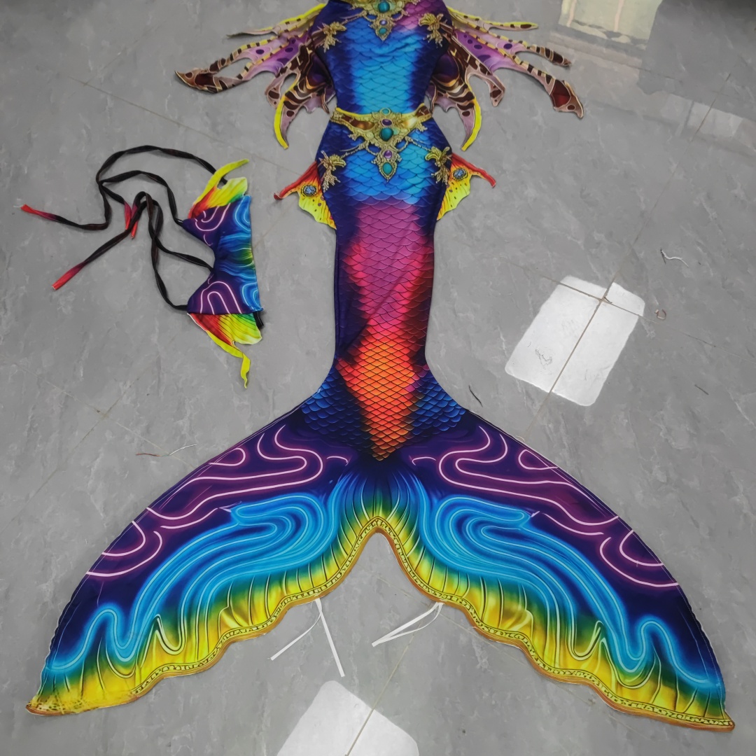 Aquarium & Marine Museum Ums - Coda di Sirena per Adulti, Costume