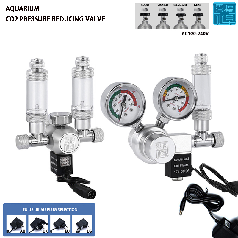 Aquarium Marine Plants - Regolatore di CO2 per acquario, valvola