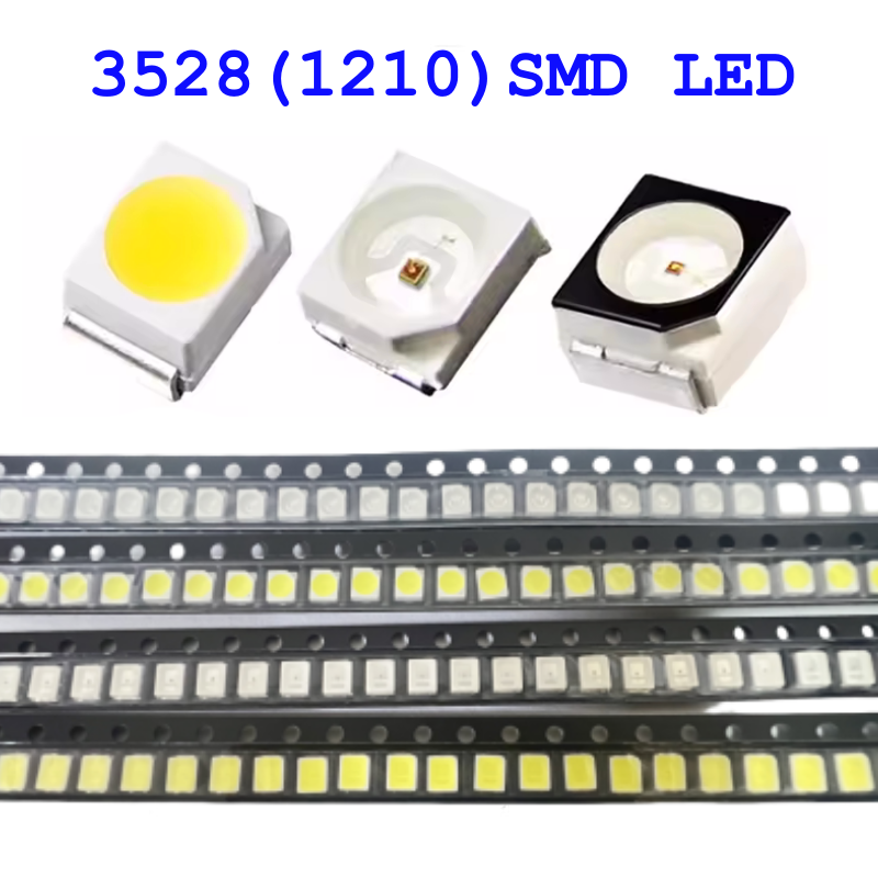 Actinic Blue Led - 100/2000 Pezzi/Lotto 3528 1210 Diodi LED