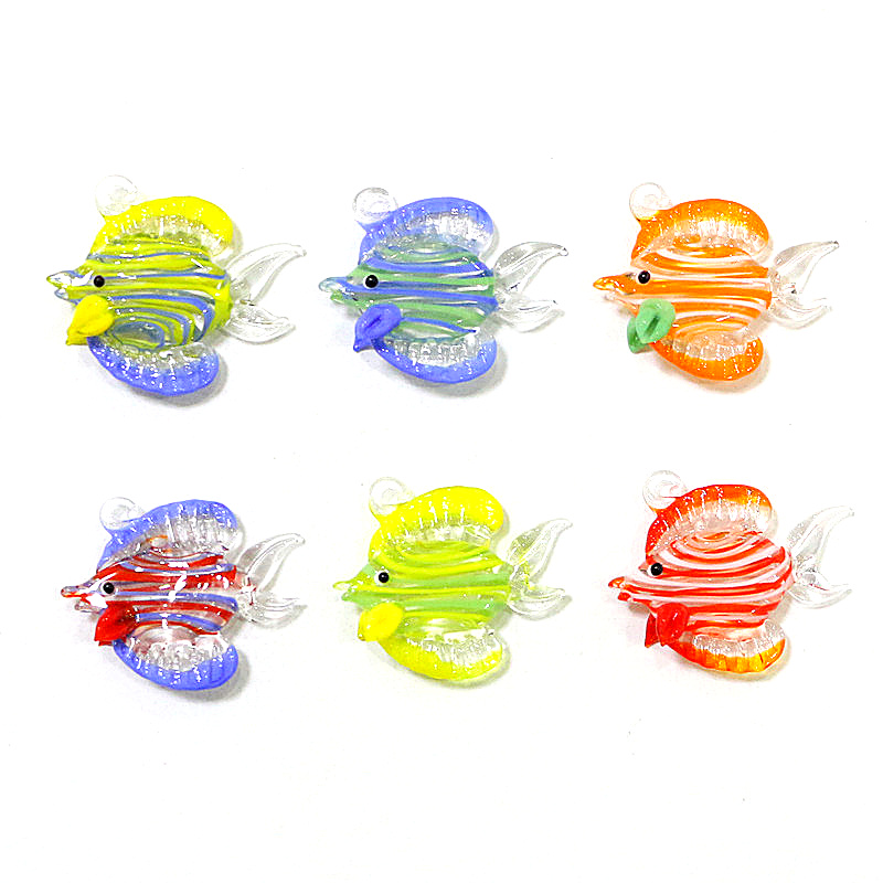 Aquarium Marine Fishes - 2 Pack Handmade Pesce Tropicale Mini