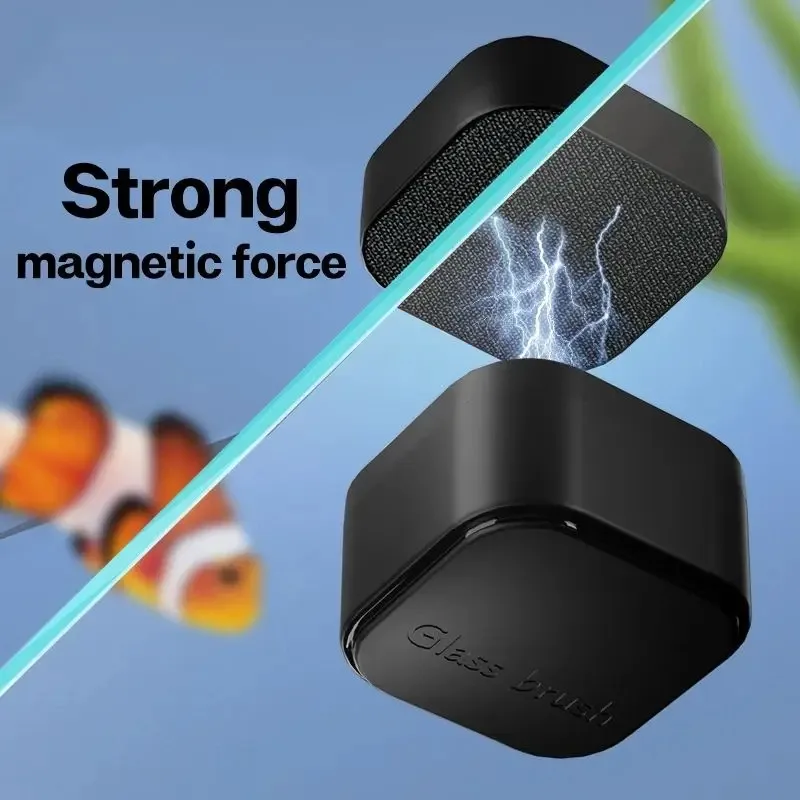 Mini spazzola magnetica quadra - Marine Aquarium Glass Cleaner recensione e prezzo