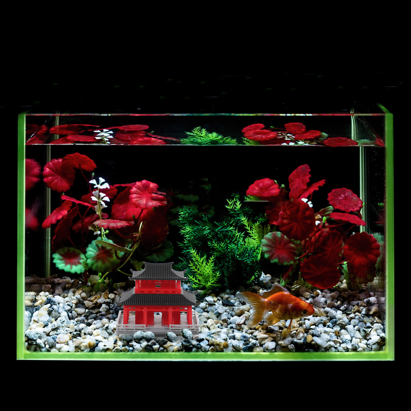 Mini Pagoda in Stile Cinese An - Aquarium & Marine Museum Ums recensione e prezzo